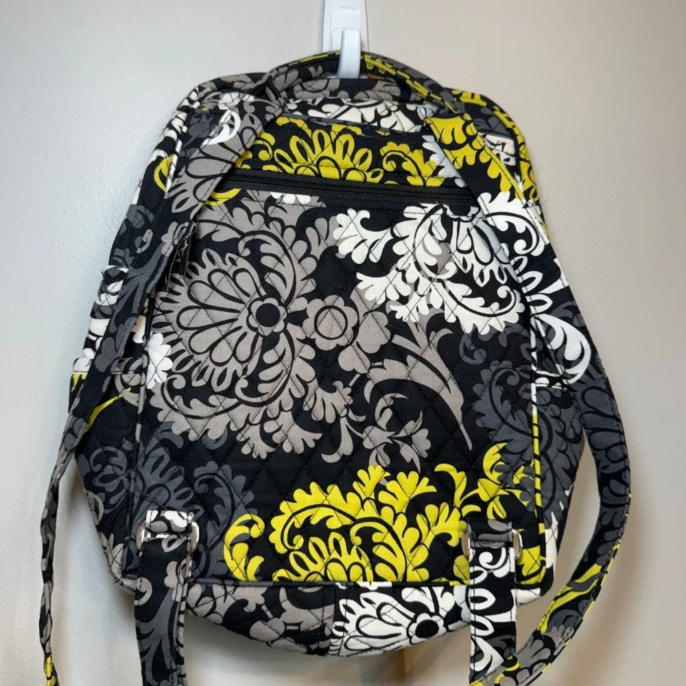 Vera Bradley Women's Quilted Baroque Floral Print Small Backpack